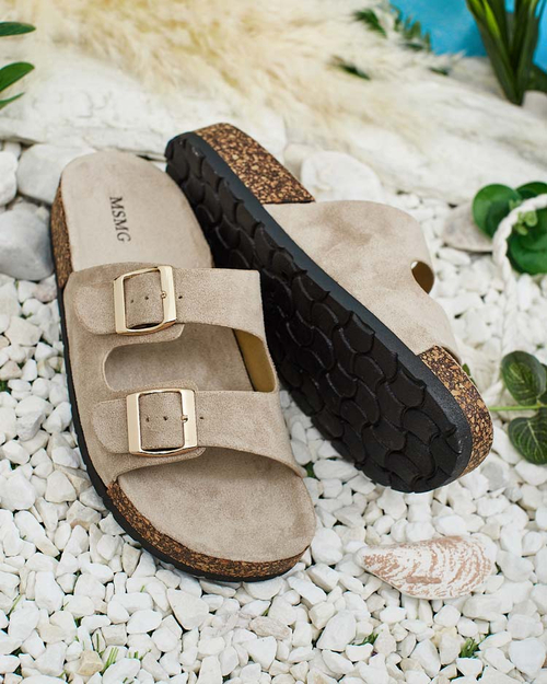 Royalfashion Жіночі шльопанці з пряжками Foumy