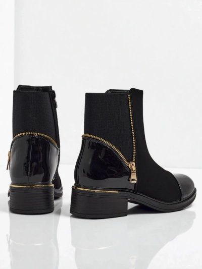 Dámské kotníkové boty z eko kůže Selyrix