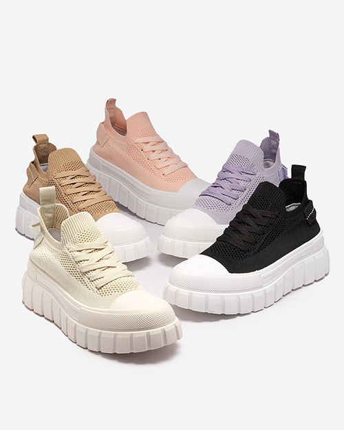 Фіолетові спортивні кросівки на платформі Dakkos- Footwear