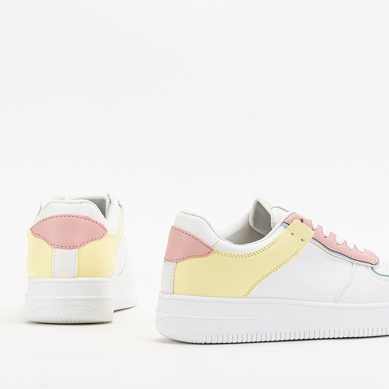 Bílé a žluté sportovní boty pro ženy Sney - Footwear