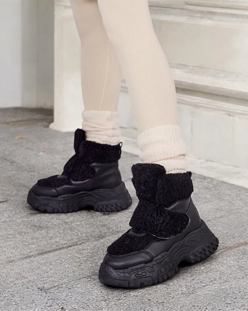 Жіночі снігоступи Royalfashion з овчиною Segulla