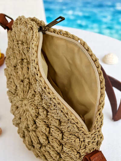 Royalfashion Маленька солом'яна жіноча сумочка Solea Mini