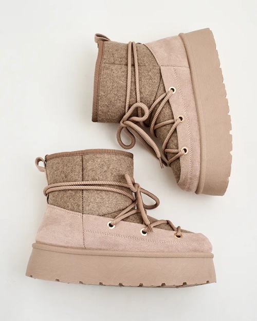 Royalfashion Жіночі снігоступи Filori на шнурівці