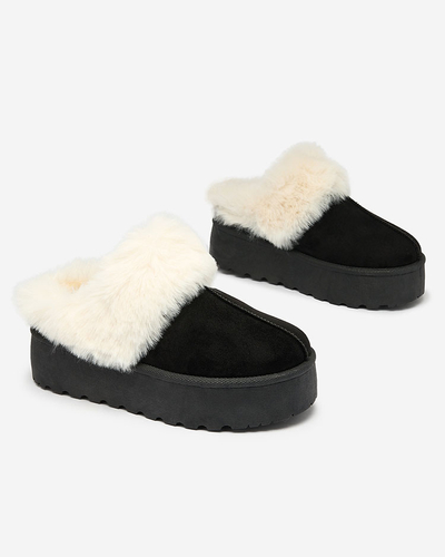 Royalfashion Světle hnědé dámské boty a'la snow boots s ornamentem Parisela