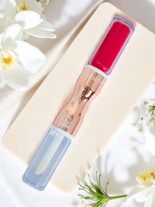 Помада і безбарвний блиск для губ 2-в-1 See Fuchsia