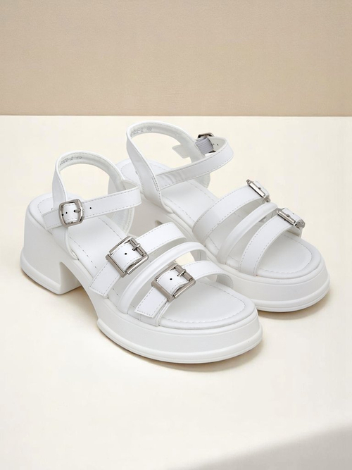 Royalfashion Жіночі босоніжки на низькому каблуці Otteze