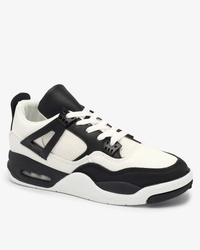 Černobílá dámská sportovní obuv Evoile- Obuv