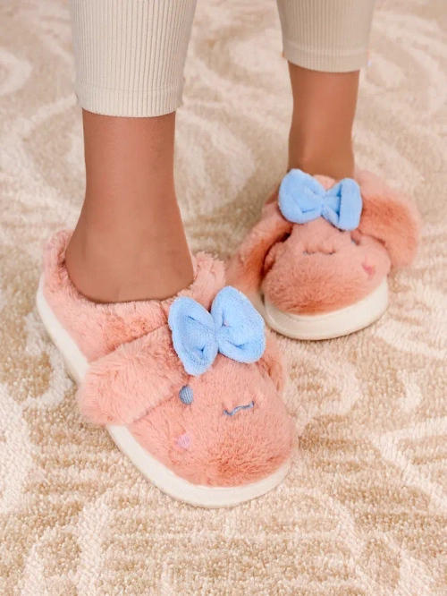 Royalfashion жіночі тапочки з хутра з бантом Savos