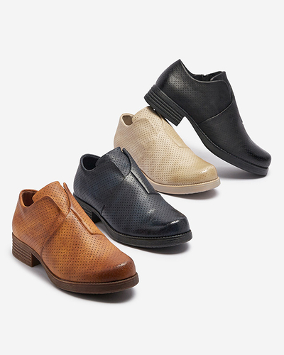 Béžová dámská polobotka z ekokůže Ilioppa- Obuv