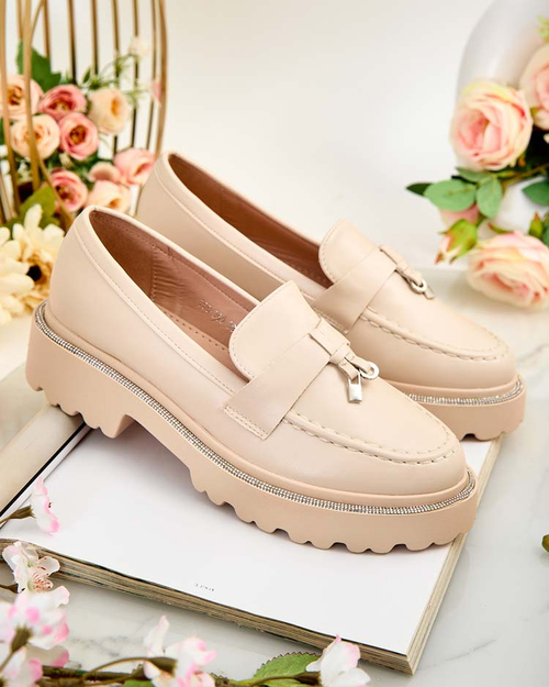 Royalfashion Жіночі мокасини з цирконами Ali
