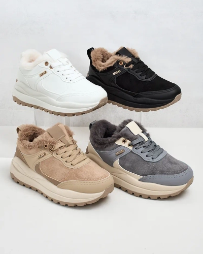 Royalfashion Dámské zateplené tenisky Ruffi