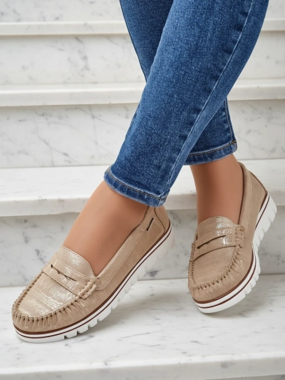 Royalfashion Жіночі екошкіряні мокасини Bellisse