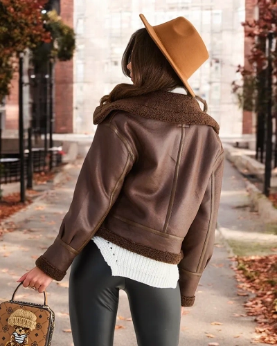 Dámská kožená bunda Royalfashion