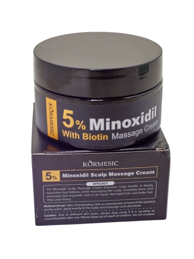 Kormesic Masážní krém na pokožku hlavy s biotinem – stimuluje růst vlasů