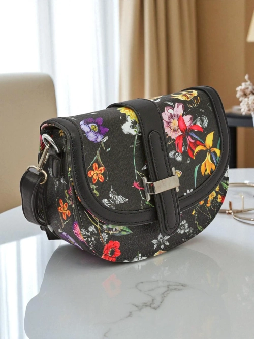 Royalfashion Маленька жіноча сумочка з екошкіри у квіти Ori Elle