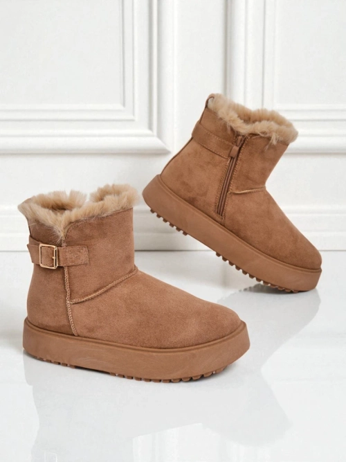 Royalfashion Короткі жіночі черевики a'la снігоходи Winter Crest