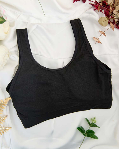 Royalfashion Жіночий спортивний бюстгальтер з мереживом PLUS SIZE