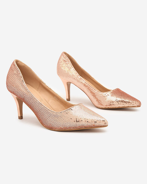 Royalfashion Жіночі туфлі-човники з паєтками Arretoe