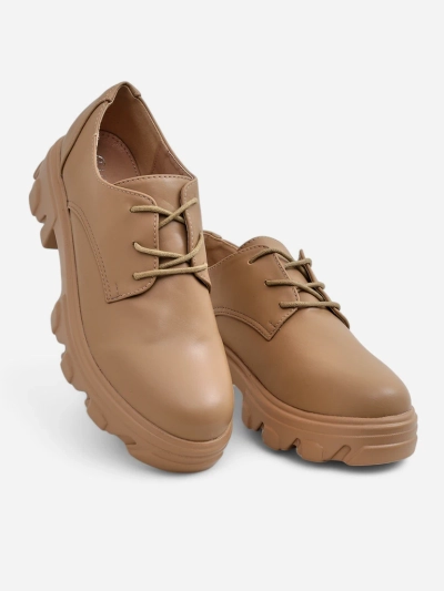 Royalfashion Dámské šněrovací boty s tlustší podrážkou Gofey