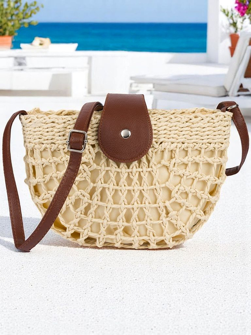 Royalfashion Маленька жіноча солом'яна сумка Boho Mini