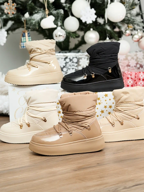 Жіночі снігоступи Royalfashion бежевого кольору Dabenda