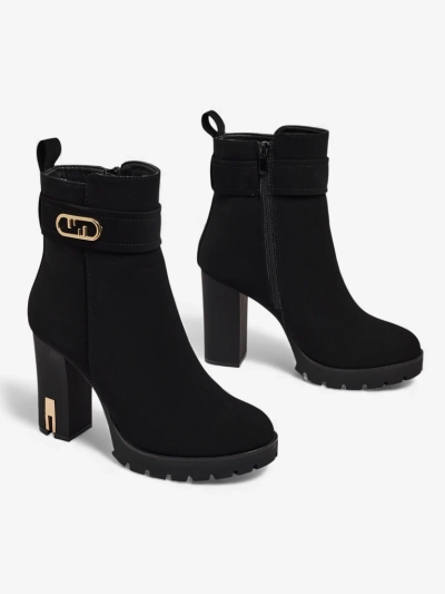 Жіночі ботильйони еко замшеві на підборах Tovia