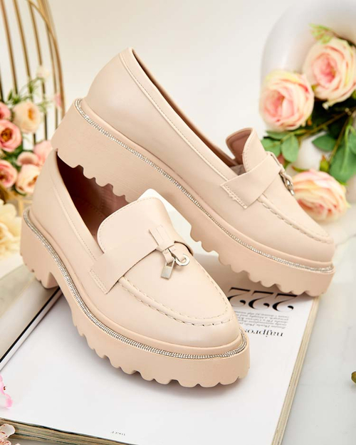 Royalfashion Жіночі мокасини з цирконами Ali