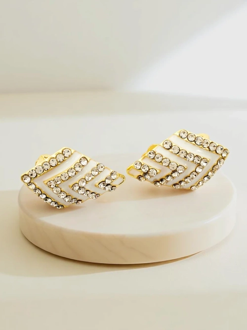 Royalfashion Жіночі кліпси з кубічним цирконієм