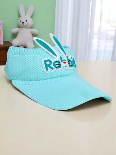 Royalfashion Дитячий козирок від сонця з вушками кролика