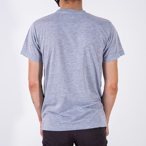 Сіра чоловіча футболка з принтом