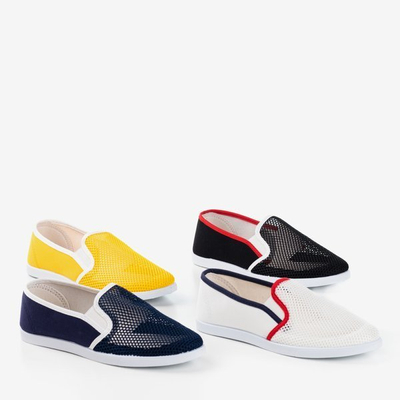 Žluté návleky na síťovinu Dire - Obuv