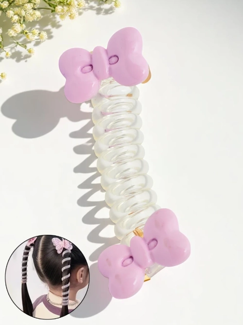 Royalfashion Резинка для волосся у вигляді пружинки з бантиком Bow Twist