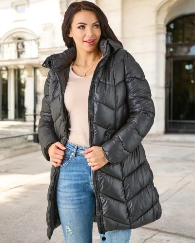 Royalfashion Жіноче зимове стегневе куртка
