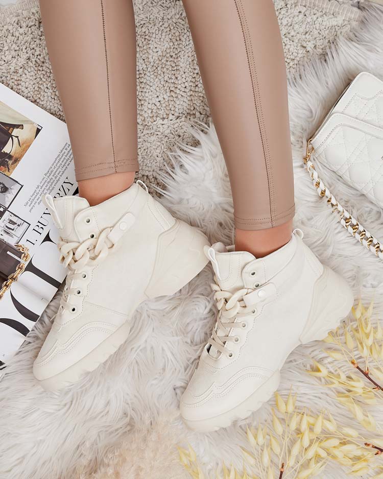 Royalfashion Dámské sportovní vysoké tenisky Bullaro