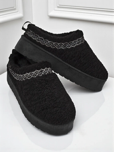 Krátké boty a'la sněhule dámské s kožíškem Frost Veil