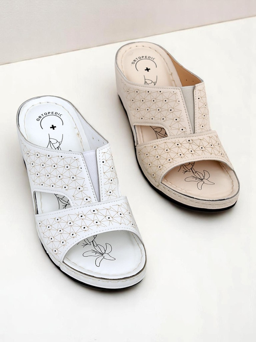 Royalfashion Жіночі шльопанці на товстій підошві Nova Step