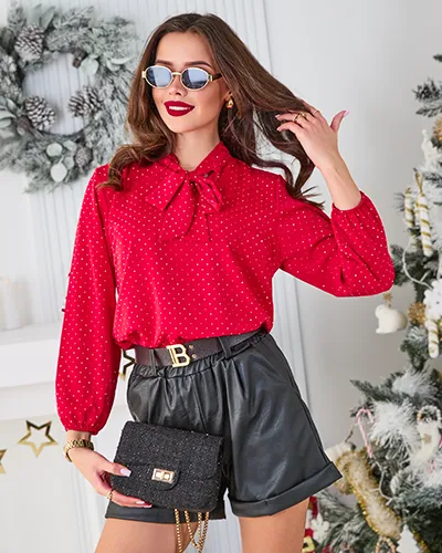 Royalfashion Dámská košile s kamínky