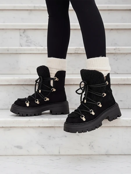 Royalfashion Lozin šněrovací dámské sněhule