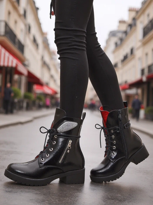 Royalfashion Жіночі черевики на щиколотці робочі черевики Volio