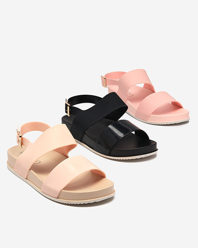 Růžové dámské gumové sandály Otisa - obuv