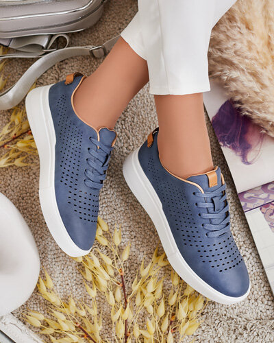 Royalfashion Dámské ažurové tenisky Deromias