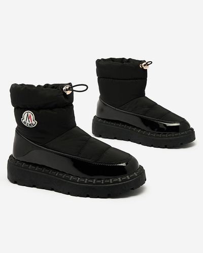 Royalfashion Dámské sněhule v černé barvě Ireda