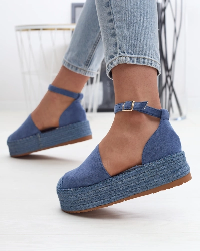Сині жіночі еспадрильї Avos- Footwear