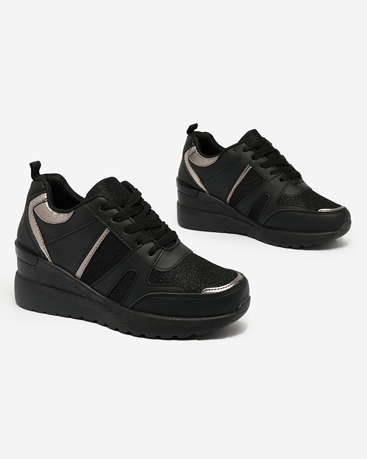 Royalfashion Béžovo-hnědé dámské sportovní tenisky na platformě Lacyrllia