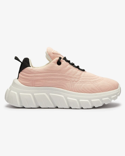 Світло-рожеві жіночі тканинні спортивні кросівки Riotay- Footwear