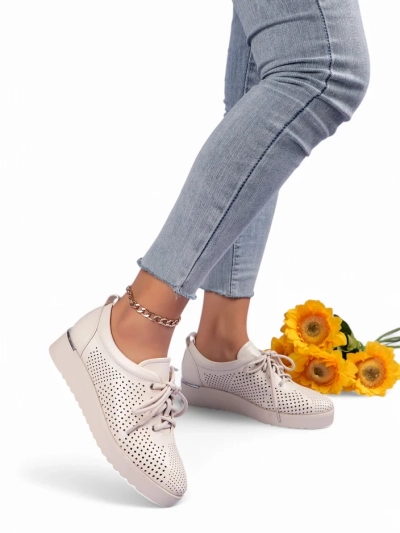 Royalfashion Dámské perforované loafers Gofielle