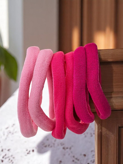 Royalfashion Sada 6 barevných gumiček do vlasů Colora