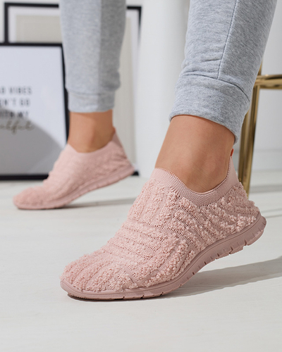 OUTLET Růžové slip-on dámské sportovní tenisky Kerliv- Obuv