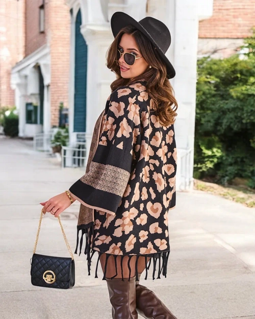 Пончо для жінок Royalfashion з принтом