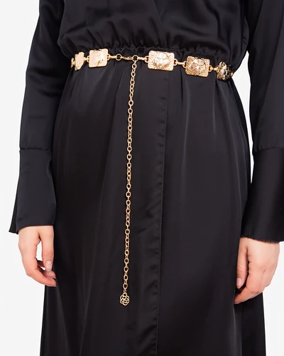 Royalfashion Ženský dekorativní kovový pásek